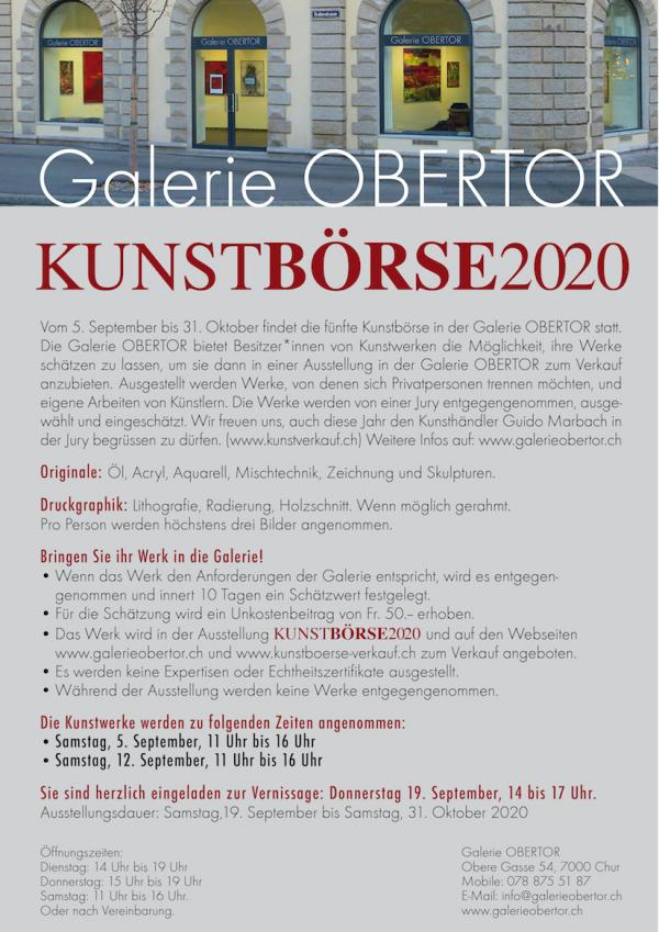 Kunstborse Plakat 2020 A3 